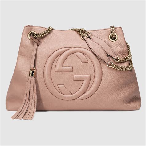 gucci soho chain pink|gucci soho shoulder bag large.